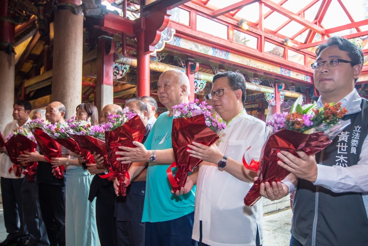 桃園X竹縣傳揚義民文化，鄭市長：祈求台灣平安、市民生活更好