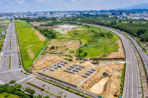 嘉義市湖子內區段徵收4公園綠地動土