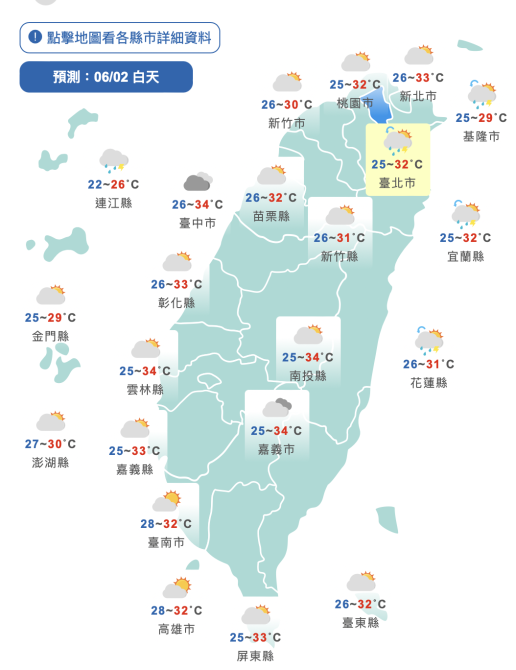 梅雨季還沒結束！端午連假高溫午後雨　下周鋒面再度影響