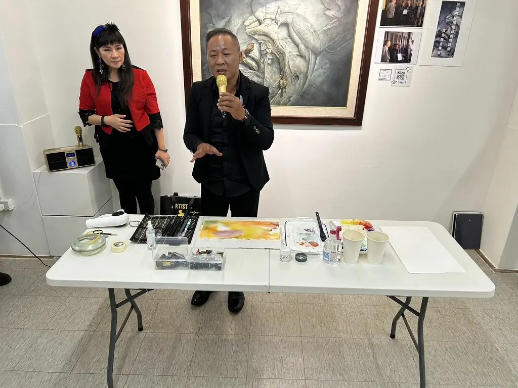 當中醫遇上藝術 陳明順心情點滴展出 以畫筆書寫人生