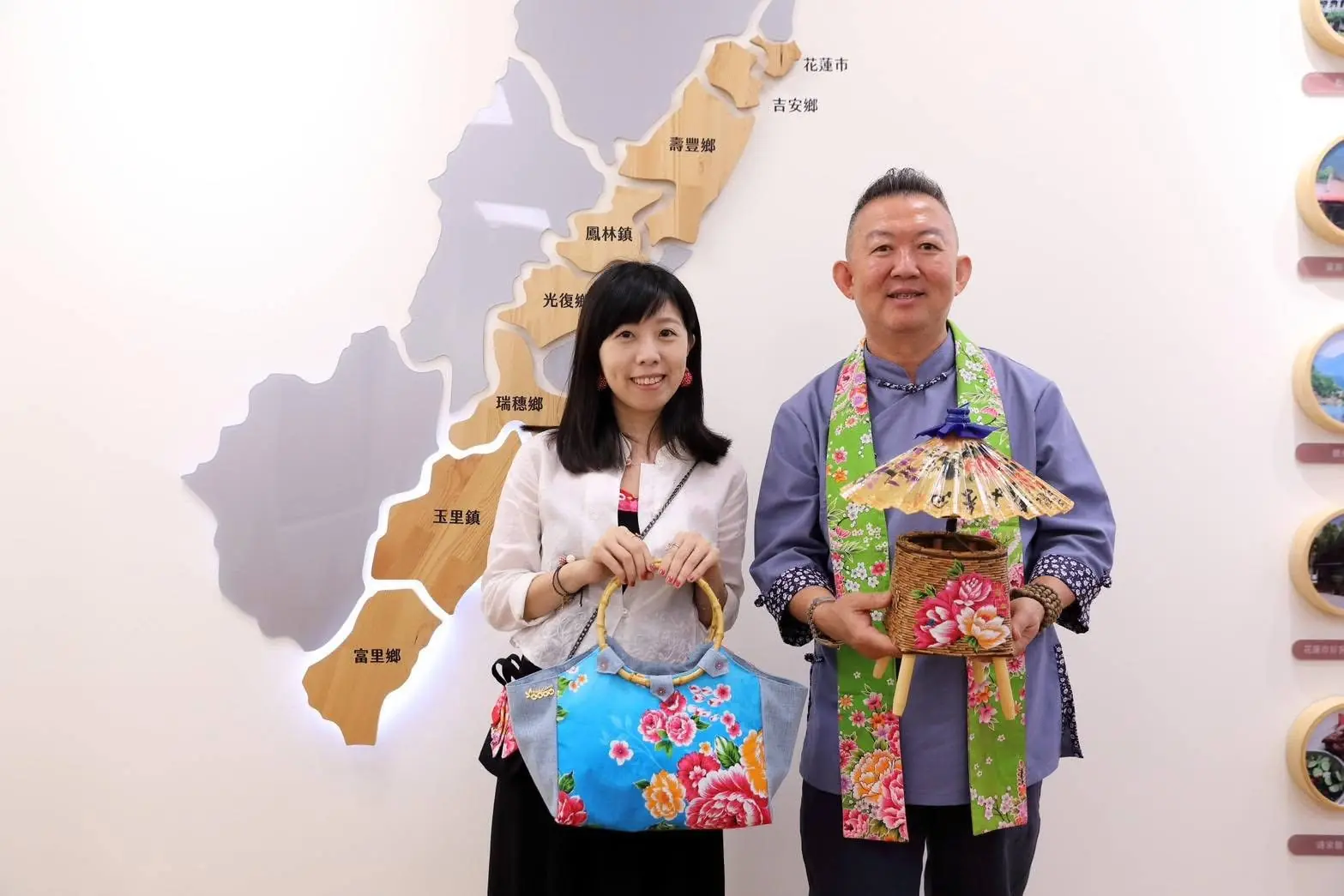 花蓮客家風情綻放「花海布語」 青年設計師鍾逸潔創藝傳承美學 花蓮客家風情綻放「花海布語」 青年設計師鍾逸潔創藝傳承美學