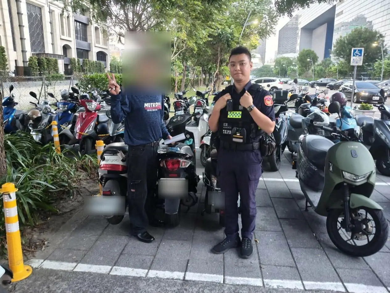 忘記停哪裡！男子誤以為機車遭竊　警方巡查迅速解圍