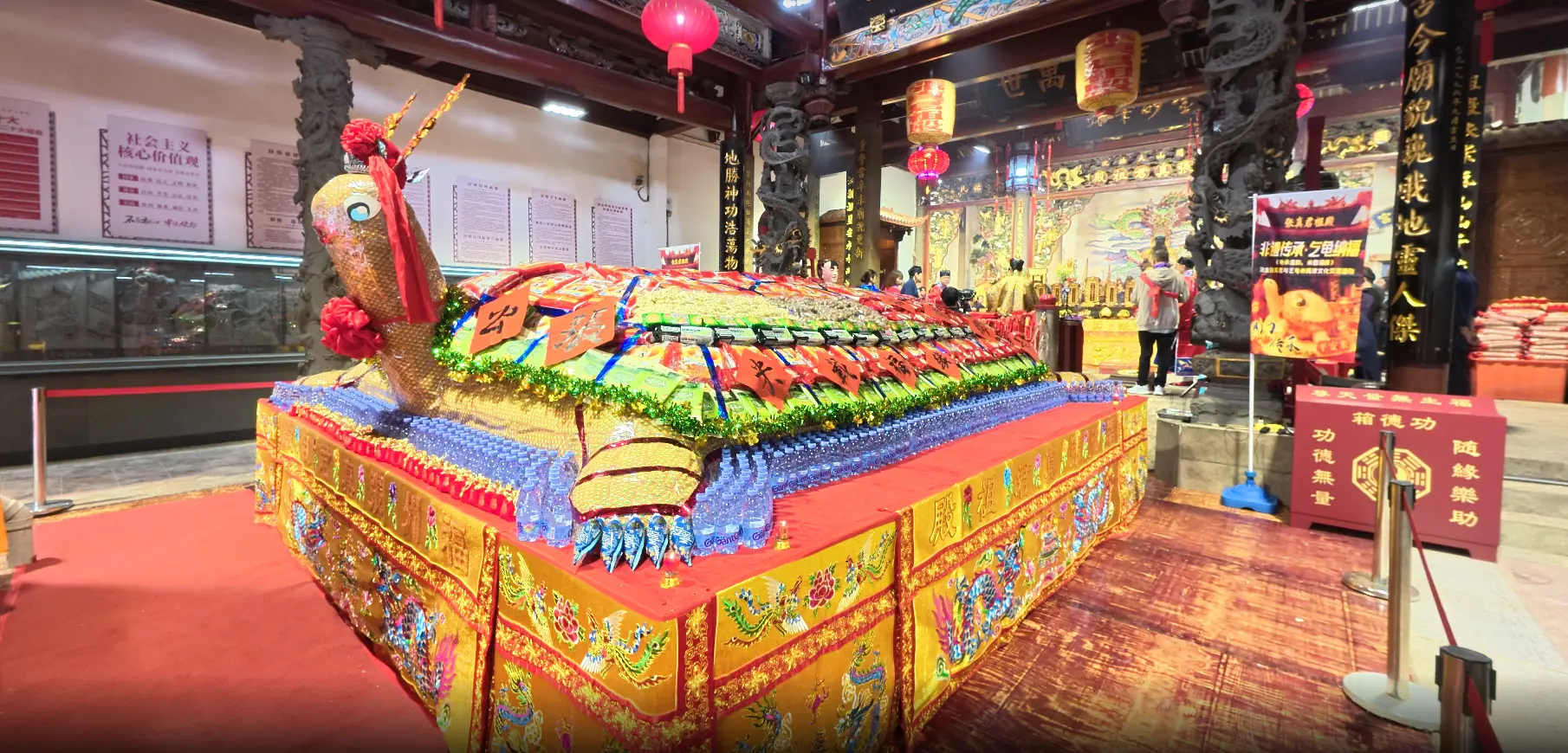 千年非遺煥新顏 巨型米龜亮相福州上下杭 8.4噸米龜展示傳統祈福文化 12月22日舉行起龜分福活動 4 438460eefdd064e