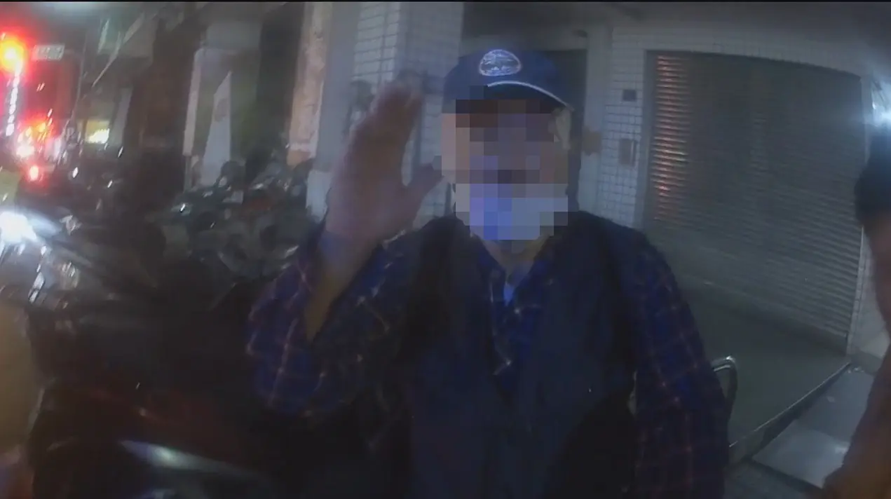 寒流來襲迷途街頭　臺中警助9旬老翁平安回家